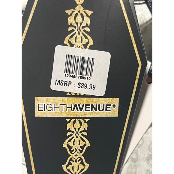 Eighth Avenue Halloween Shirt Mens Size S Slim Fit Ghosts Pumpkins Bats Print - Picture 7 of 7